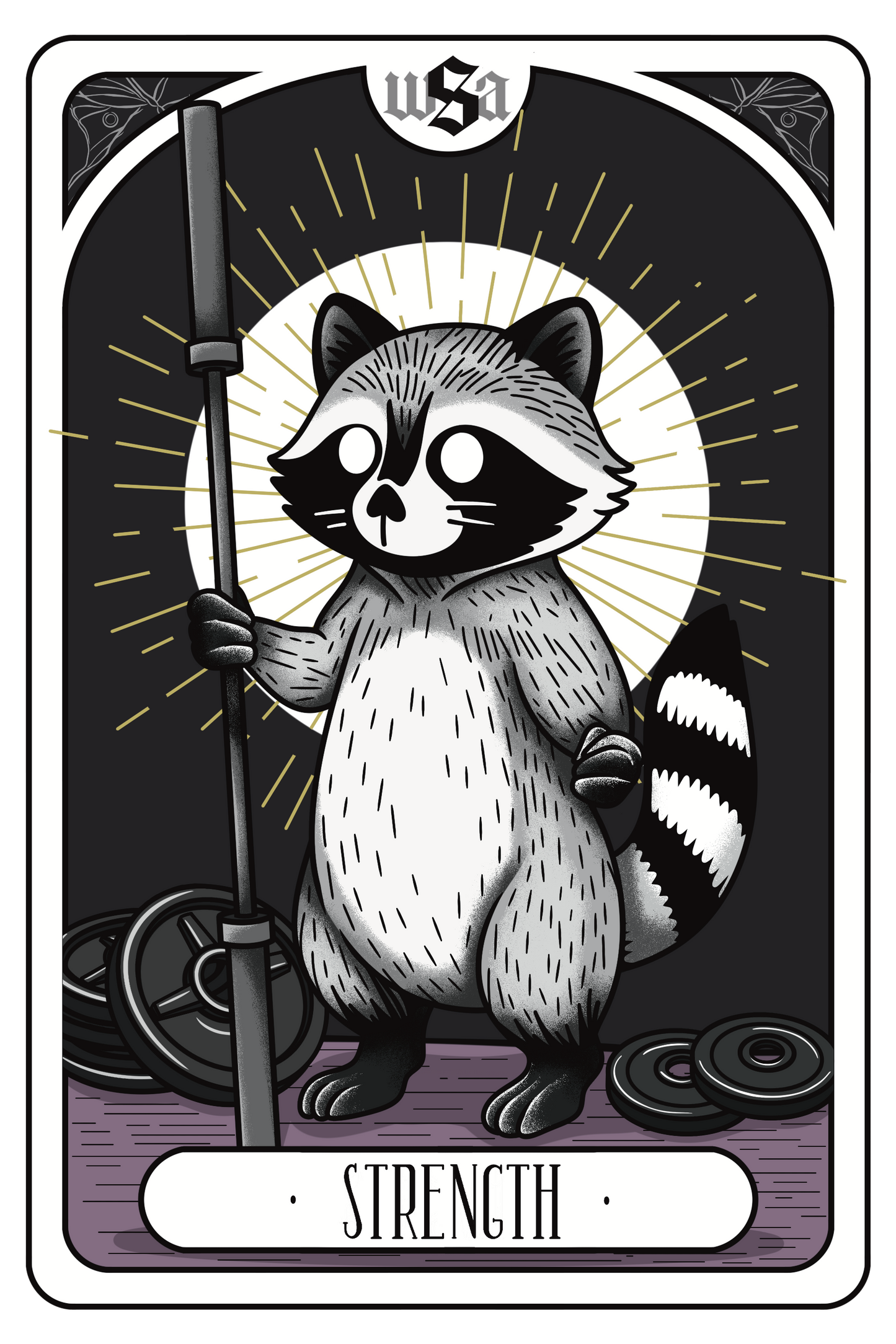 Trash Panda Strength Sticker