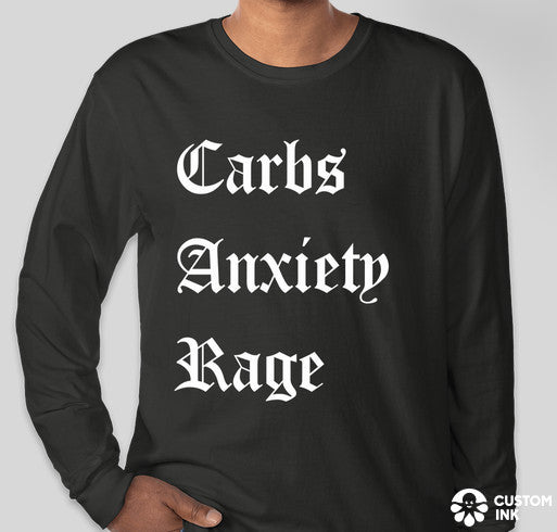 Carbs Anxiety Rage Shirt