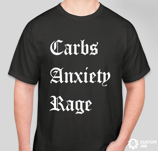 Carbs Anxiety Rage Shirt